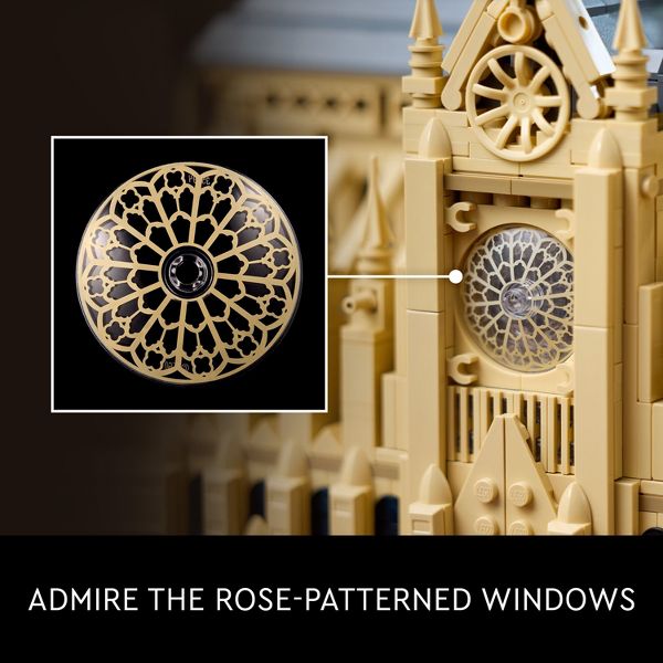 LEGO Architecture Notre-Dame de Paris Replica Build and Display Set 21061
