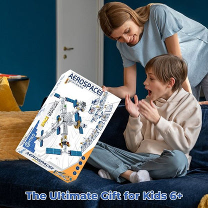 Contixo BK07 Space Station STEM Building Block Set, 12-in-1 Aerospace Exploration Kit, 573 PCS Creative Learning Construction Toy for Kids Ages 6-12