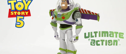 Disney and Pixar Toy Story 5 Ultimate Action Buzz Lightyear Figure with Animated Mode 12"