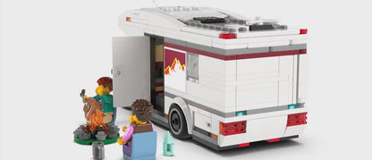 LEGO City Holiday Adventure Camper Van Building Toy Set 60454