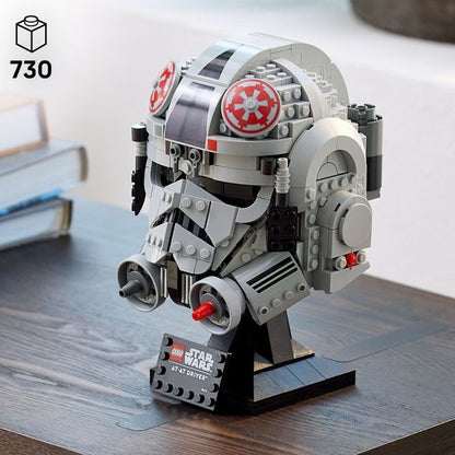 LEGO Star Wars: The Empire Strikes Back AT-AT Driver Helmet Building Set for Adults 75429