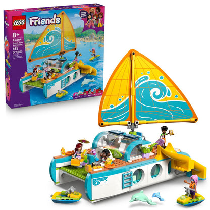 LEGO Friends Travel Boat Adventure Building Toy 42664