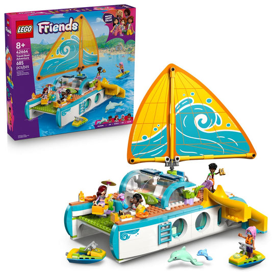 LEGO Friends Travel Boat Adventure Building Toy 42664