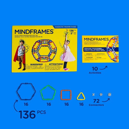 Mindframes Click ’n’ Create Complete Wearable Construction Set 136pcs
