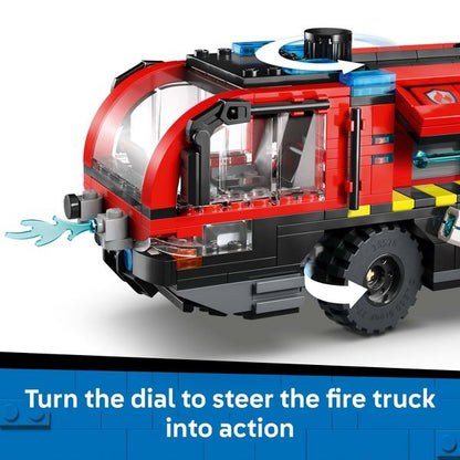LEGO City Airport Fire Truck Toy Building Set 60499