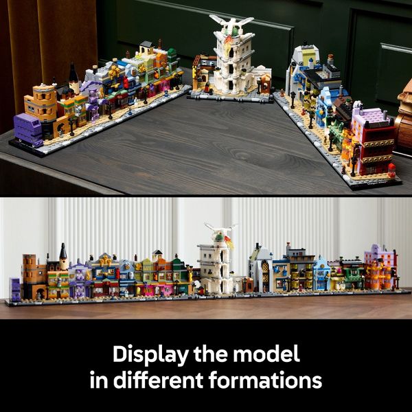 LEGO Harry Potter Diagon Alley Wizarding Shops Collectible Building Set 76444