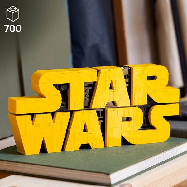 LEGO Star Wars Brick-Built Star Wars Logo, Collectible Building Kit 75407