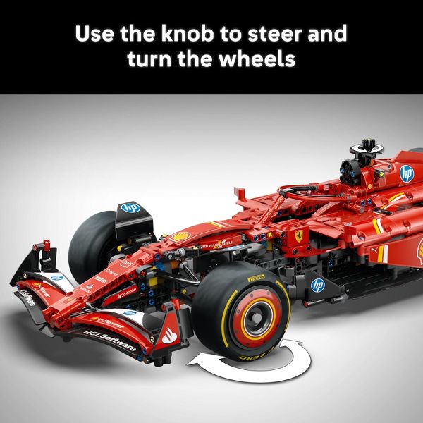 LEGO Technic Ferrari SF-24 F1 Car Model Kit for Adult F1 Fans 42207