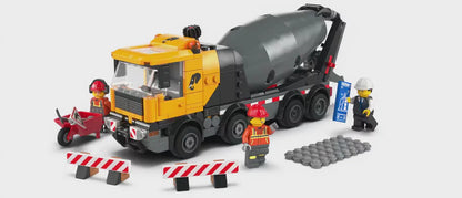 LEGO City Cement Mixer Truck Building Toy 60478