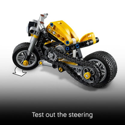LEGO Technic Yellow Motorcycle Toy 42225