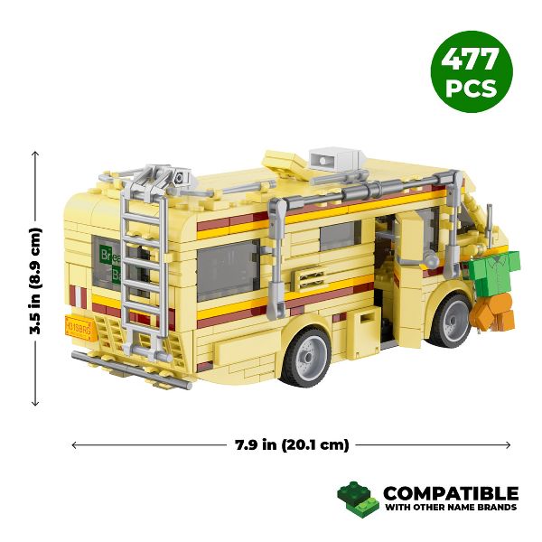 Brickcraft Breaking Bad Walter White's RV Building Set - 477-Piece Kit - 72415