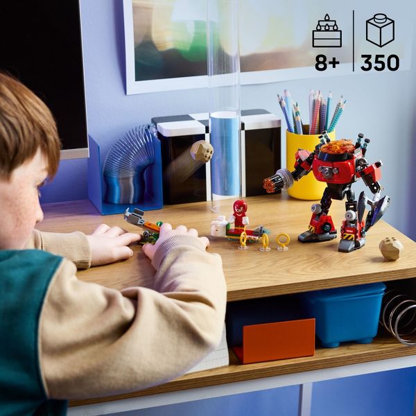 LEGO Sonic the Hedgehog Knuckles vs Dr. Eggman Egg Crusher Mech 77005