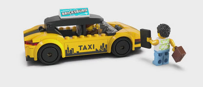 LEGO City Yellow Taxi Car Building Toy 60487