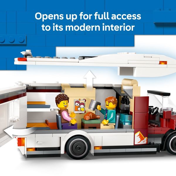 LEGO City Holiday Adventure Camper Van Building Toy Set 60454