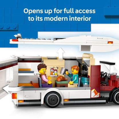 LEGO City Holiday Adventure Camper Van Building Toy Set 60454