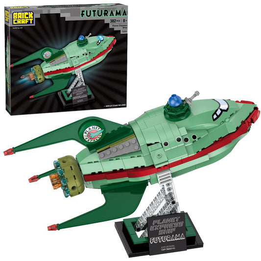 Brickcraft Futurama Planet Express Ship Building Set - 382-Piece Kit - 72200