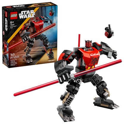 LEGO Star Wars Darth Maul Mech Kids Toy, 6+ 75411
