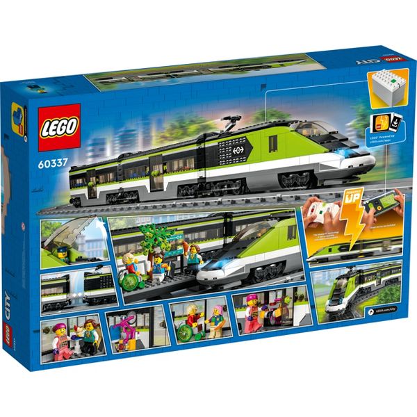 LEGO City Express Passenger Train Toy RC Lights Set 60337