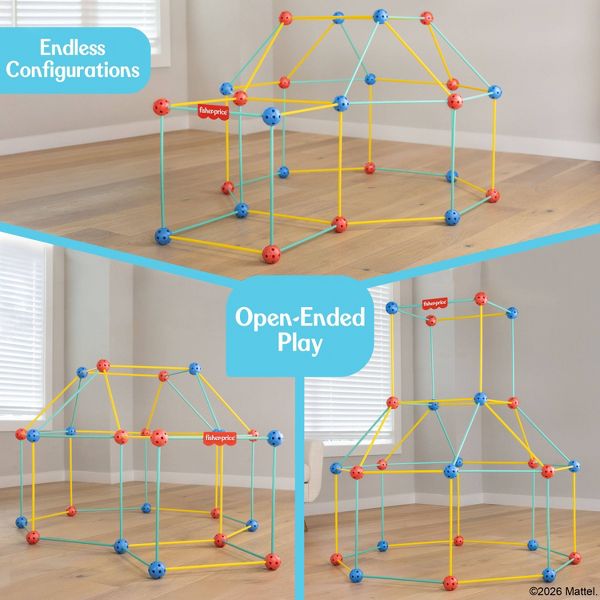 Fisher-Price Create Your Way Fort Builder 67pc