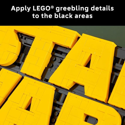 LEGO Star Wars Brick-Built Star Wars Logo, Collectible Building Kit 75407