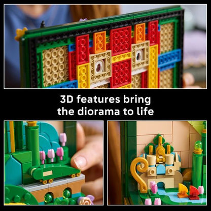 LEGO Wicked Emerald City Wall Art for Adults 75685