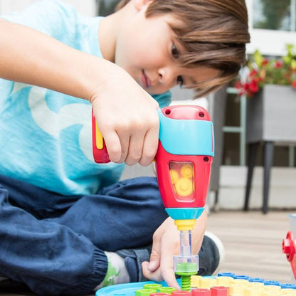 Educational Insights Design & Drill Power Drill: Building Set, Fine Motor Skills, Kids Plastic Toy