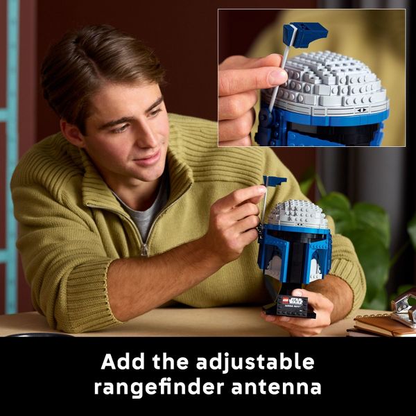 LEGO Star Wars Jango Fett Helmet DIY Model Building Kit 75408