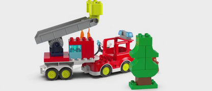 LEGO DUPLO Town Fire Truck with Hose and Firefighter 10473