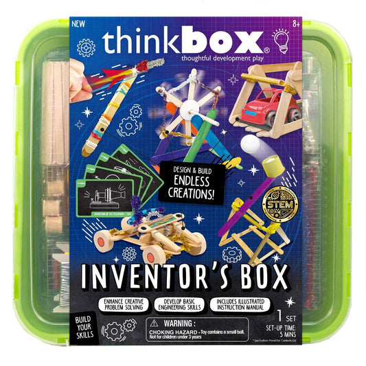 Think Box Inventor's Box: Science Kit for Kids, Toys for 8 Years Old, Includes Storage Case & Wires
