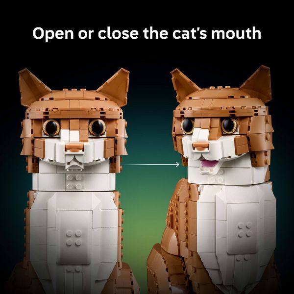 LEGO Ideas Orange Cat Building Set for Adults 21376