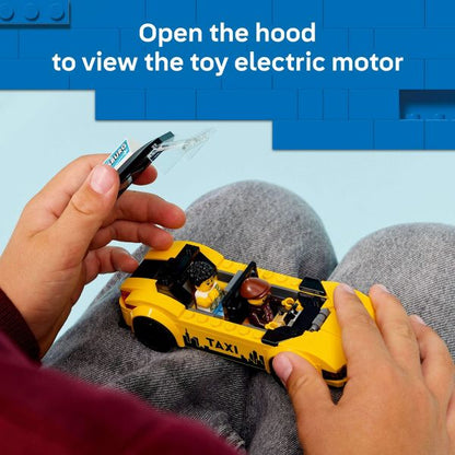 LEGO City Yellow Taxi Car Building Toy 60487