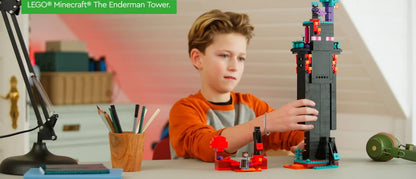 LEGO Minecraft The Enderman Tower Toy for Kids 21279