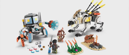 LEGO Horizon Adventures Aloy & Varl vs. Shell-Walker & Sawtooth Gaming Toy 77037