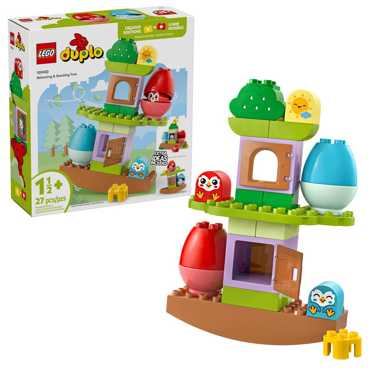 LEGO DUPLO My First Balancing & Stacking Tree Preschool Learning and Building Toy 10440