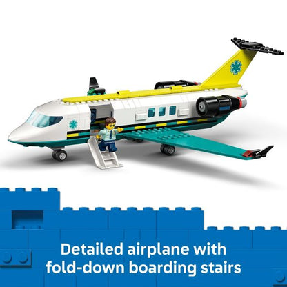 LEGO City Emergency Air Ambulance Airplane Toy 60465