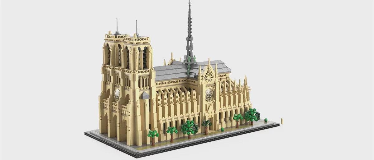 LEGO Architecture Notre-Dame de Paris Replica Build and Display Set 21061