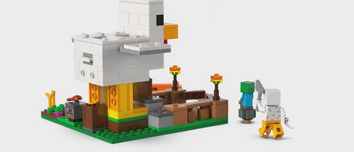 LEGO Minecraft Chicken Farm Building Toy 21585