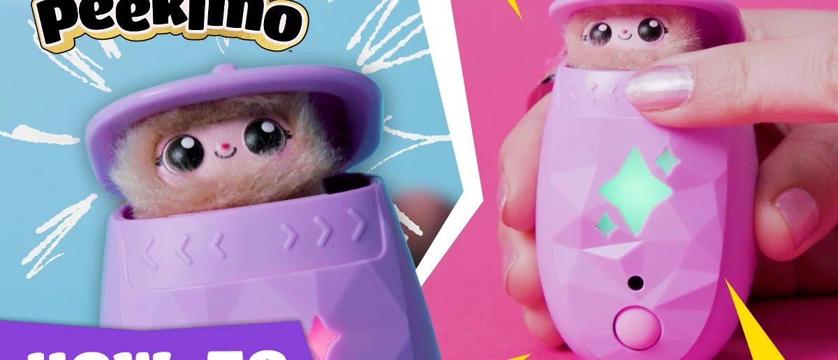 Peekimo Pink Digital Pet Interactive Toy