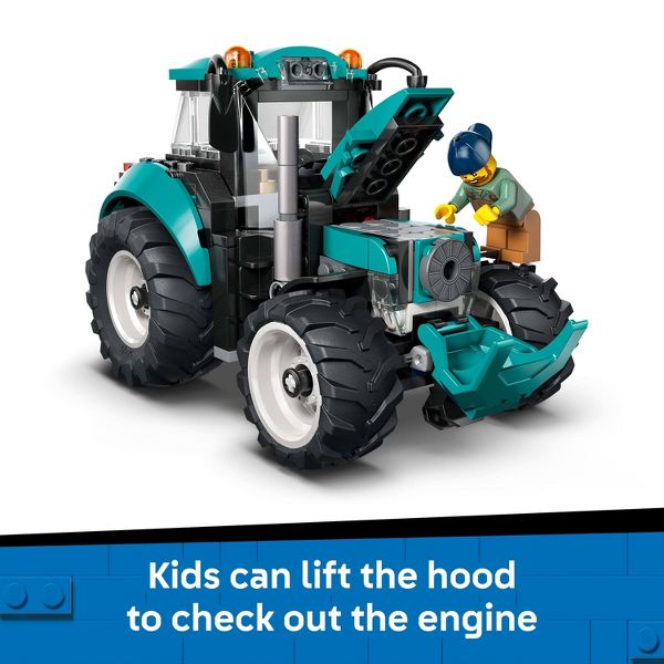LEGO City Tractor Building Toy for Kids 60498