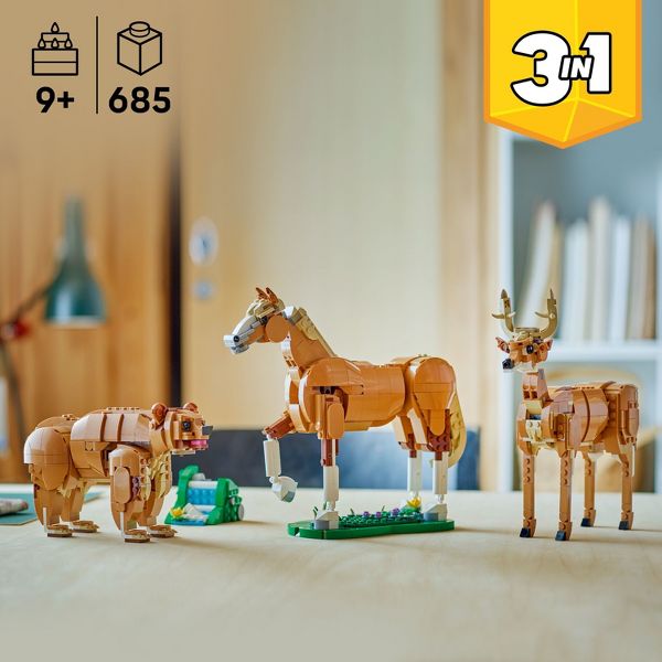 LEGO Creator 3 in 1 Beautiful Horse Building Toy 31166
