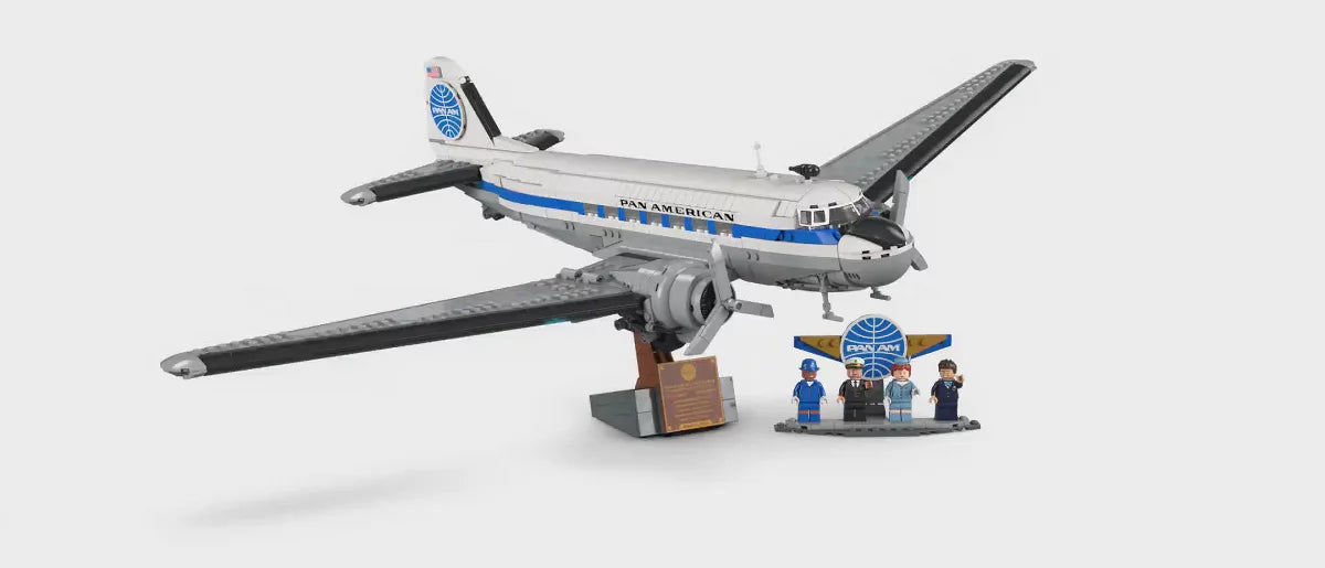 LEGO Icons Douglas DC-3 PAN AM Airliner 11378