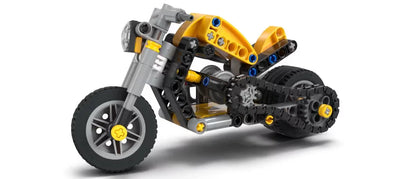 LEGO Technic Yellow Motorcycle Toy 42225
