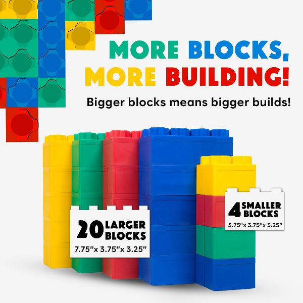 Jumbo Building Biggo Blocks 24 PC - Beginner Set