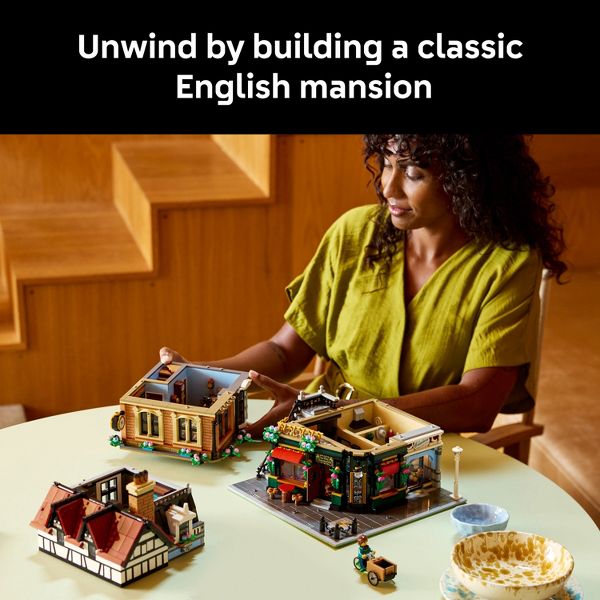 LEGO Icons Tudor Corner Building Kit for Adults 10350