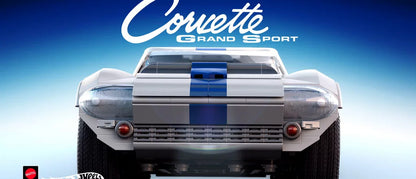 Mattel Brick Shop Hot Wheels Corvette Grand Sport Building Toy Kit for Collectors - 918pc