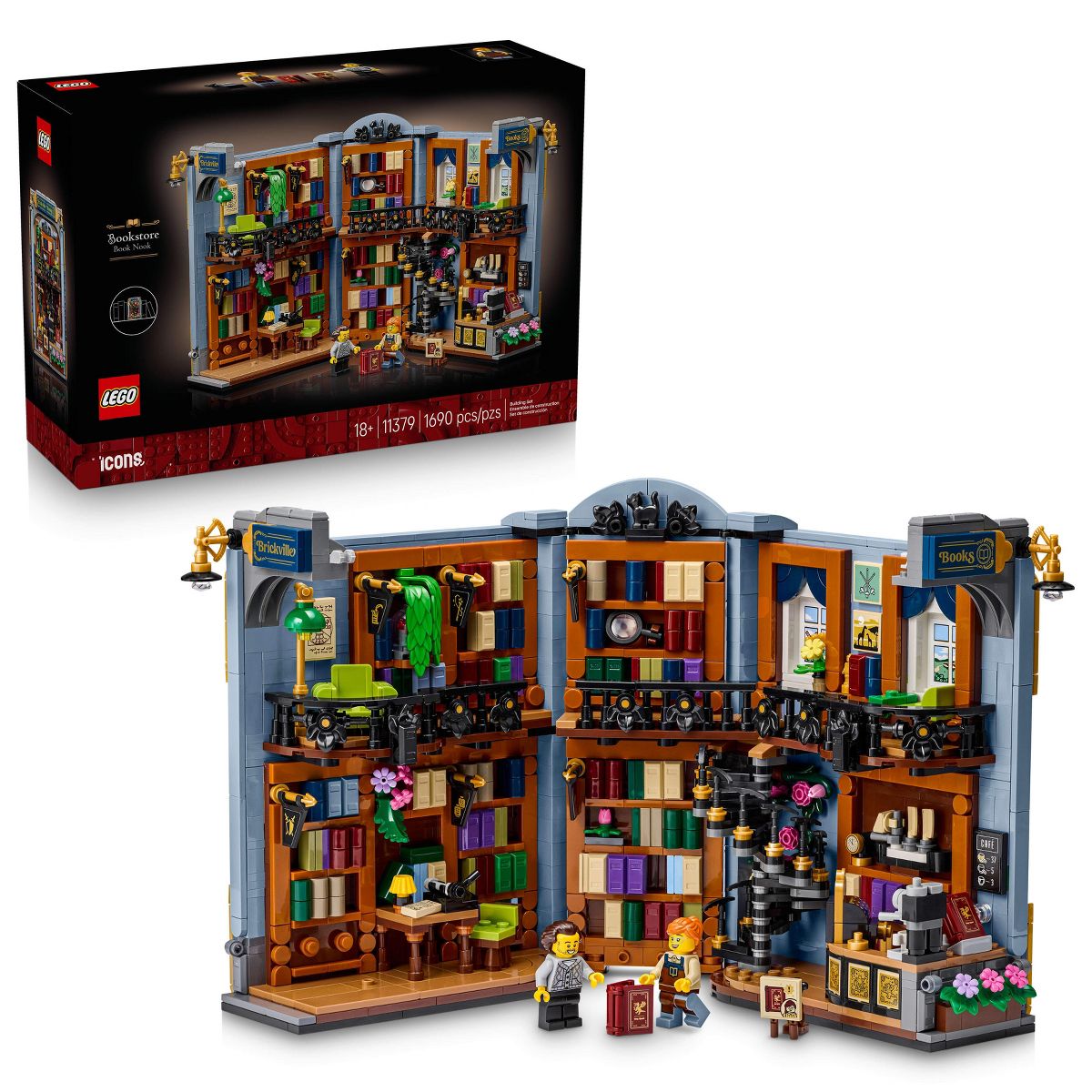 LEGO Icons Bookstore: Book Nook Building Set 11379