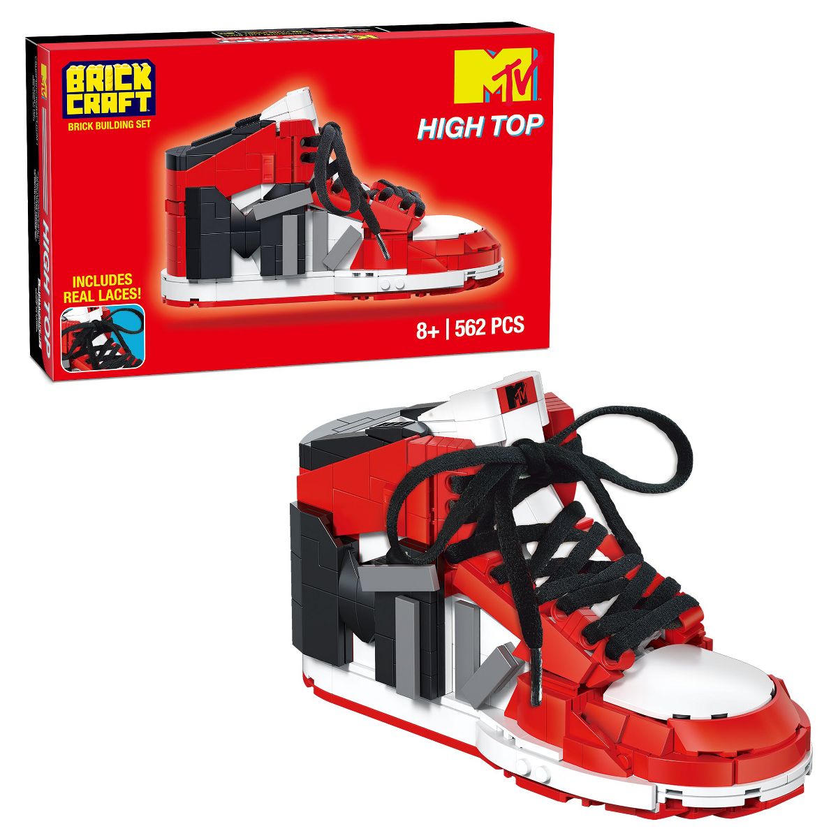 Brickcraft MTV High Top Building Set - 562-Piece Kit - 72085