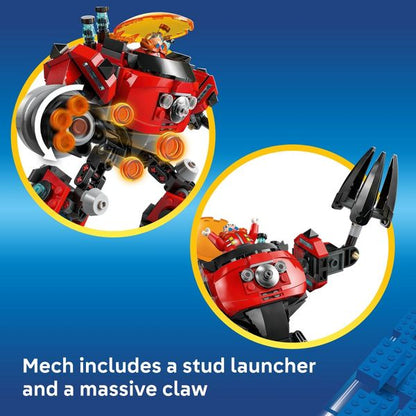 LEGO Sonic the Hedgehog Knuckles vs Dr. Eggman Egg Crusher Mech 77005