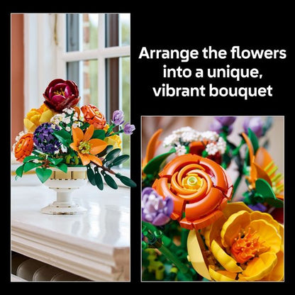 LEGO Botanicals Flower Arrangement - Ages 18+ 10345