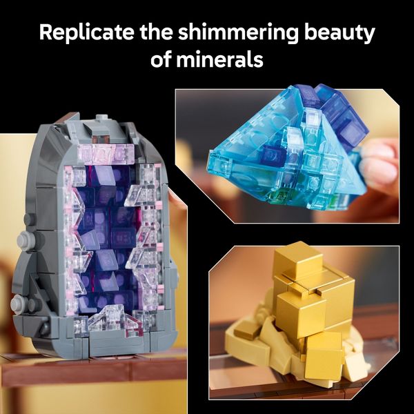LEGO Ideas Mineral Collection Building Set for Adults - 21362